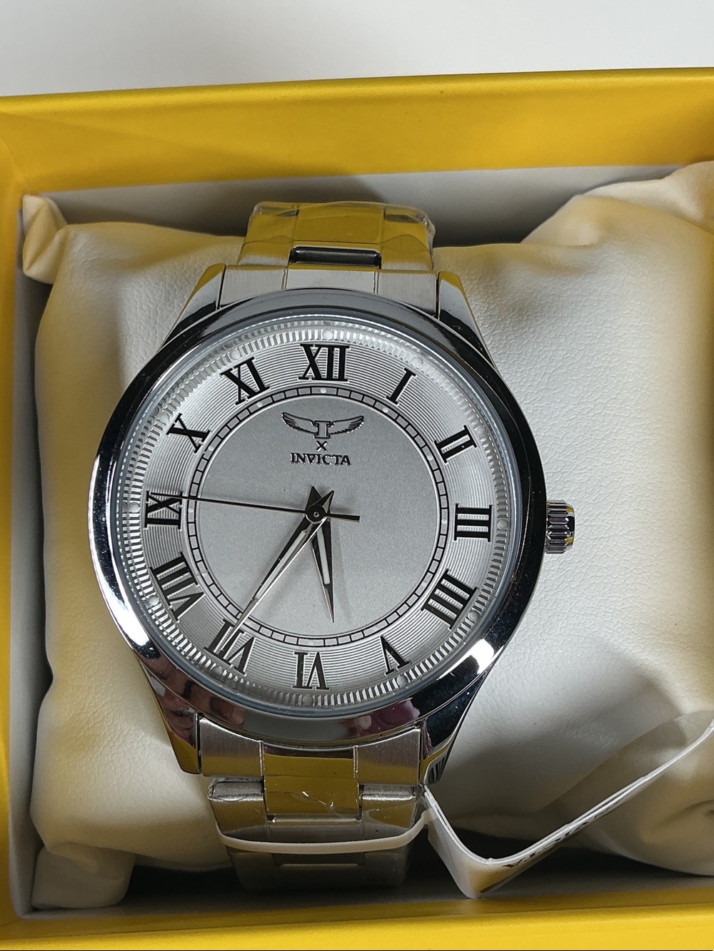 Men’s silver watch Roman numerals - 69886
